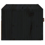 ZNTS Wall-mounted Bedside Cabinets 2 pcs Black 40x29.5x22 cm 820995