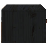 ZNTS Wall-mounted Bedside Cabinets 2 pcs Black 40x29.5x22 cm 820995