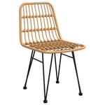 ZNTS Garden Chairs 2 pcs 48x62x84 cm PE Rattan 319428
