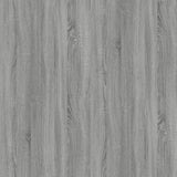 ZNTS Coffee Table Grey Sonoma 100x45x45 cm Engineered Wood and Iron 823315