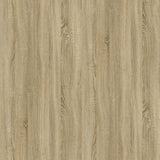 ZNTS Coffee Table Sonoma Oak 80x50x45 cm Engineered Wood and Iron 823318