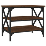 ZNTS Side Table Brown Oak 55x38x45 cm Engineered Wood 823336
