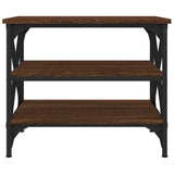 ZNTS Side Table Brown Oak 55x38x45 cm Engineered Wood 823336