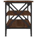 ZNTS Side Table Brown Oak 55x38x45 cm Engineered Wood 823336