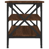ZNTS Side Table Brown Oak 55x38x45 cm Engineered Wood 823336