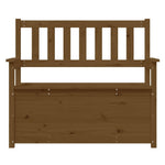 ZNTS Bench Honey Brown 112.5x51.5x96.5 cm Solid Wood Pine 823562