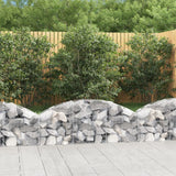 ZNTS Arched Gabion Basket 150x30x40/60 cm Galvanised Iron 153442
