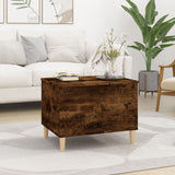 ZNTS Coffee Table Smoked Oak 60x44.5x45 cm Engineered Wood 819569