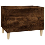 ZNTS Coffee Table Smoked Oak 60x44.5x45 cm Engineered Wood 819569
