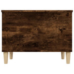 ZNTS Coffee Table Smoked Oak 60x44.5x45 cm Engineered Wood 819569