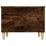 ZNTS Coffee Table Smoked Oak 60x44.5x45 cm Engineered Wood 819569