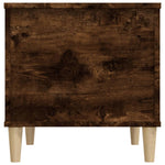 ZNTS Coffee Table Smoked Oak 60x44.5x45 cm Engineered Wood 819569