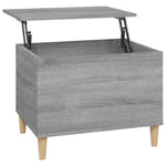 ZNTS Coffee Table Grey Sonoma 60x44.5x45 cm Engineered Wood 819570