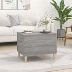 ZNTS Coffee Table Grey Sonoma 60x44.5x45 cm Engineered Wood 819570