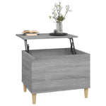 ZNTS Coffee Table Grey Sonoma 60x44.5x45 cm Engineered Wood 819570