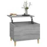 ZNTS Coffee Table Grey Sonoma 60x44.5x45 cm Engineered Wood 819570
