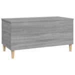 ZNTS Coffee Table Grey Sonoma 90x44.5x45 cm Engineered Wood 819586
