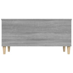ZNTS Coffee Table Grey Sonoma 90x44.5x45 cm Engineered Wood 819586