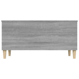 ZNTS Coffee Table Grey Sonoma 90x44.5x45 cm Engineered Wood 819586