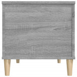 ZNTS Coffee Table Grey Sonoma 90x44.5x45 cm Engineered Wood 819586