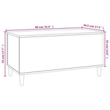 ZNTS Coffee Table Grey Sonoma 90x44.5x45 cm Engineered Wood 819586