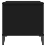 ZNTS Coffee Table Black 90x44.5x45 cm Engineered Wood 819589