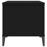 ZNTS Coffee Table Black 90x44.5x45 cm Engineered Wood 819589