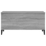 ZNTS Coffee Table Grey Sonoma 90x44.5x45 cm Engineered Wood 819594