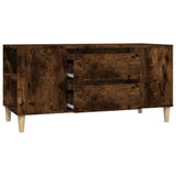 ZNTS TV Cabinet Smoked Oak 102x44.5x50 cm Engineered Wood 819601