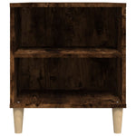 ZNTS TV Cabinet Smoked Oak 102x44.5x50 cm Engineered Wood 819601