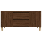 ZNTS TV Cabinet Brown Oak 102x44.5x50 cm Engineered Wood 819603