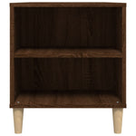 ZNTS TV Cabinet Brown Oak 102x44.5x50 cm Engineered Wood 819603