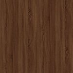 ZNTS TV Cabinet Brown Oak 102x44.5x50 cm Engineered Wood 819603