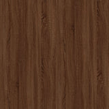 ZNTS TV Cabinet Brown Oak 102x44.5x50 cm Engineered Wood 819603
