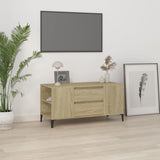 ZNTS TV Cabinet Sonoma Oak 102x44.5x50 cm Engineered Wood 819607