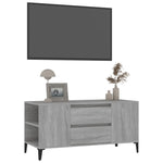 ZNTS TV Cabinet Grey Sonoma 102x44.5x50 cm Engineered Wood 819610