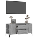 ZNTS TV Cabinet Grey Sonoma 102x44.5x50 cm Engineered Wood 819610