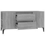 ZNTS TV Cabinet Grey Sonoma 102x44.5x50 cm Engineered Wood 819610