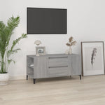ZNTS TV Cabinet Grey Sonoma 102x44.5x50 cm Engineered Wood 819610