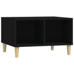 ZNTS Coffee Table Black 60x50x36.5 cm Engineered Wood 821029