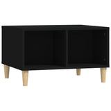 ZNTS Coffee Table Black 60x50x36.5 cm Engineered Wood 821029