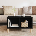 ZNTS Coffee Table Black 60x50x36.5 cm Engineered Wood 821029