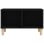 ZNTS Coffee Table Black 60x50x36.5 cm Engineered Wood 821029