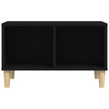 ZNTS Coffee Table Black 60x50x36.5 cm Engineered Wood 821029
