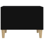 ZNTS Coffee Table Black 60x50x36.5 cm Engineered Wood 821029
