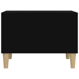 ZNTS Coffee Table Black 60x50x36.5 cm Engineered Wood 821029
