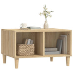ZNTS Coffee Table Sonoma Oak 60x50x36.5 cm Engineered Wood 821031