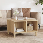 ZNTS Coffee Table Sonoma Oak 60x50x36.5 cm Engineered Wood 821031