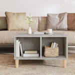 ZNTS Coffee Table Concrete Grey 60x50x36.5 cm Engineered Wood 821032