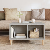 ZNTS Coffee Table Concrete Grey 60x50x36.5 cm Engineered Wood 821032